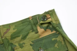 Pants-The Real McCoy's Camouflage Civilian Trousers / Mitchell Pattern 160 Green