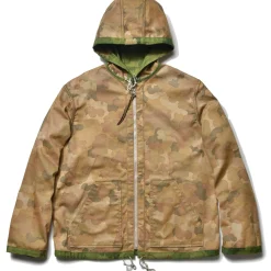 Military-The Real McCoy's Camouflage Parka / Mitchell Pattern 160 Green