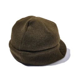 Hats-The Real McCoy's Cap, Wool, Knit, M-1941 Olive