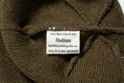 Hats-The Real McCoy's Cap, Wool, Knit, M-1941 Olive