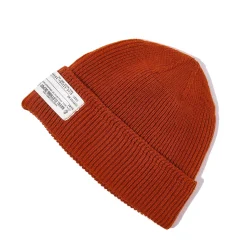 Hats-The Real McCoy's Civilian Wool Watch Cap Orange