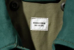 Military-The Real McCoy's Coat, Man'S, Cotton Wind Resistant Aggressor Green