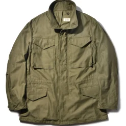 Military-The Real McCoy's Coat, Man'S, Field, M-65 / Early Model 150 Olive