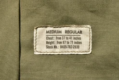Military-The Real McCoy's Coat, Man'S, Field, M-65 / Early Model 150 Olive