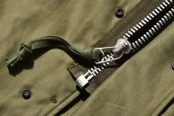 Military-The Real McCoy's Coat, Man'S, Field, M-65 / Early Model 150 Olive