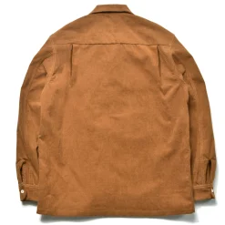 Shirts-Joe McCoy Corduroy Open Collar Shirt 061 Mustard
