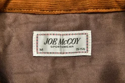 Shirts-Joe McCoy Corduroy Open Collar Shirt 061 Mustard