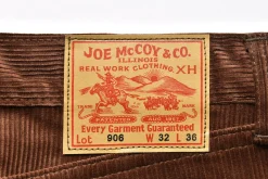 Pants-Joe McCoy Corduroy Trousers Lot. 906 050 Brown