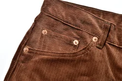 Pants-Joe McCoy Corduroy Trousers Lot. 906 050 Brown
