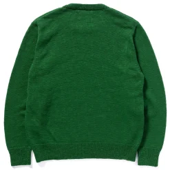 Knitwear-Joe McCoy Cotton Crewneck Sweater Green