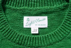 Knitwear-Joe McCoy Cotton Crewneck Sweater Green