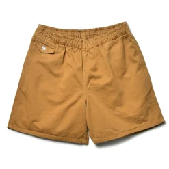 Shorts-Joe McCoy Cotton Drill Swim Shorts (Over-Dyed) 54 Chestnut