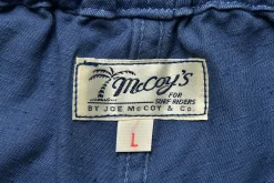 Shorts-Joe McCoy Cotton Drill Swim Shorts (Over-Dyed) 140 Navy