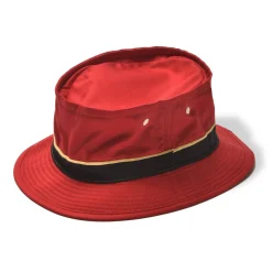 Hats-Joe McCoy Cotton Fishing Bucket Hat 090 Red