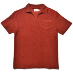 T-Shirts-Joe McCoy Cotton Pile Skipper 092 Scarlet