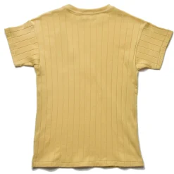 T-Shirts-Joe McCoy Cotton Ribbed Pocket Tee 062 Lemon