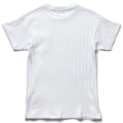 T-Shirts-Joe McCoy Cotton Ribbed Pocket Tee 011 Milk