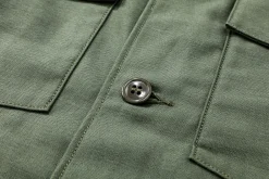 Shirts-The Real McCoy's Cotton Sateen Shirt S/S 153 Og107