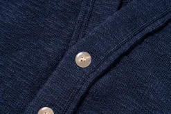 Knitwear-Joe McCoy Cotton Summer Cardigan Ink Blue