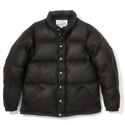 Leather-Joe McCoy Deerskin Down Jacket Black