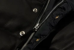 Leather-Joe McCoy Deerskin Down Jacket Black