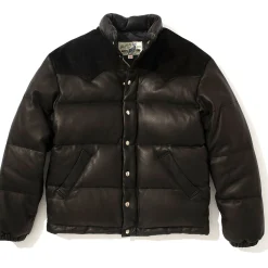 Leather-Joe McCoy Deerskin Down Jacket Black