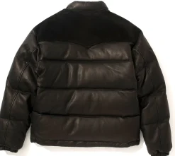 Leather-Joe McCoy Deerskin Down Jacket Black