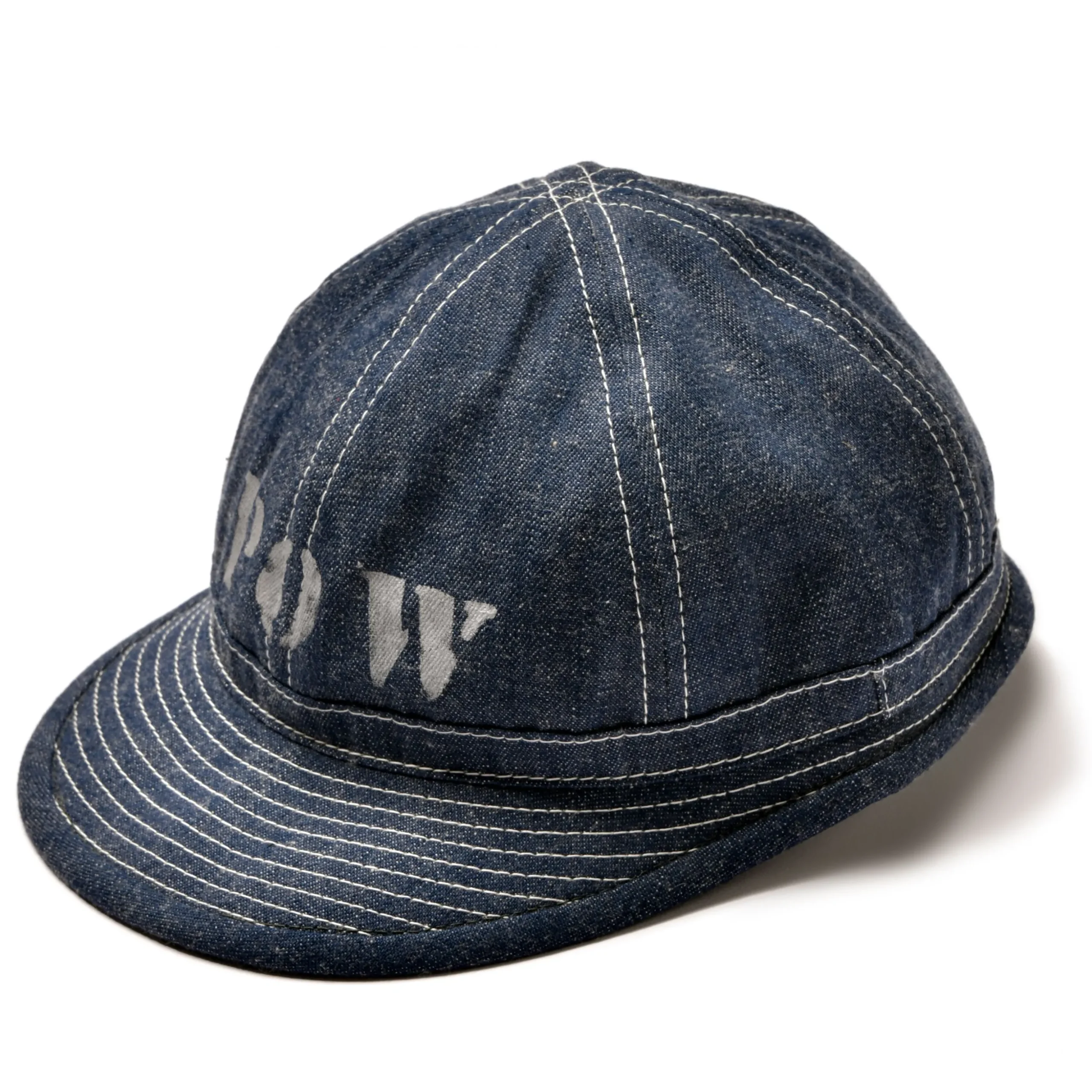 Hats-The Real McCoy's Denim Army Hat (Modified) / Pow Indigo