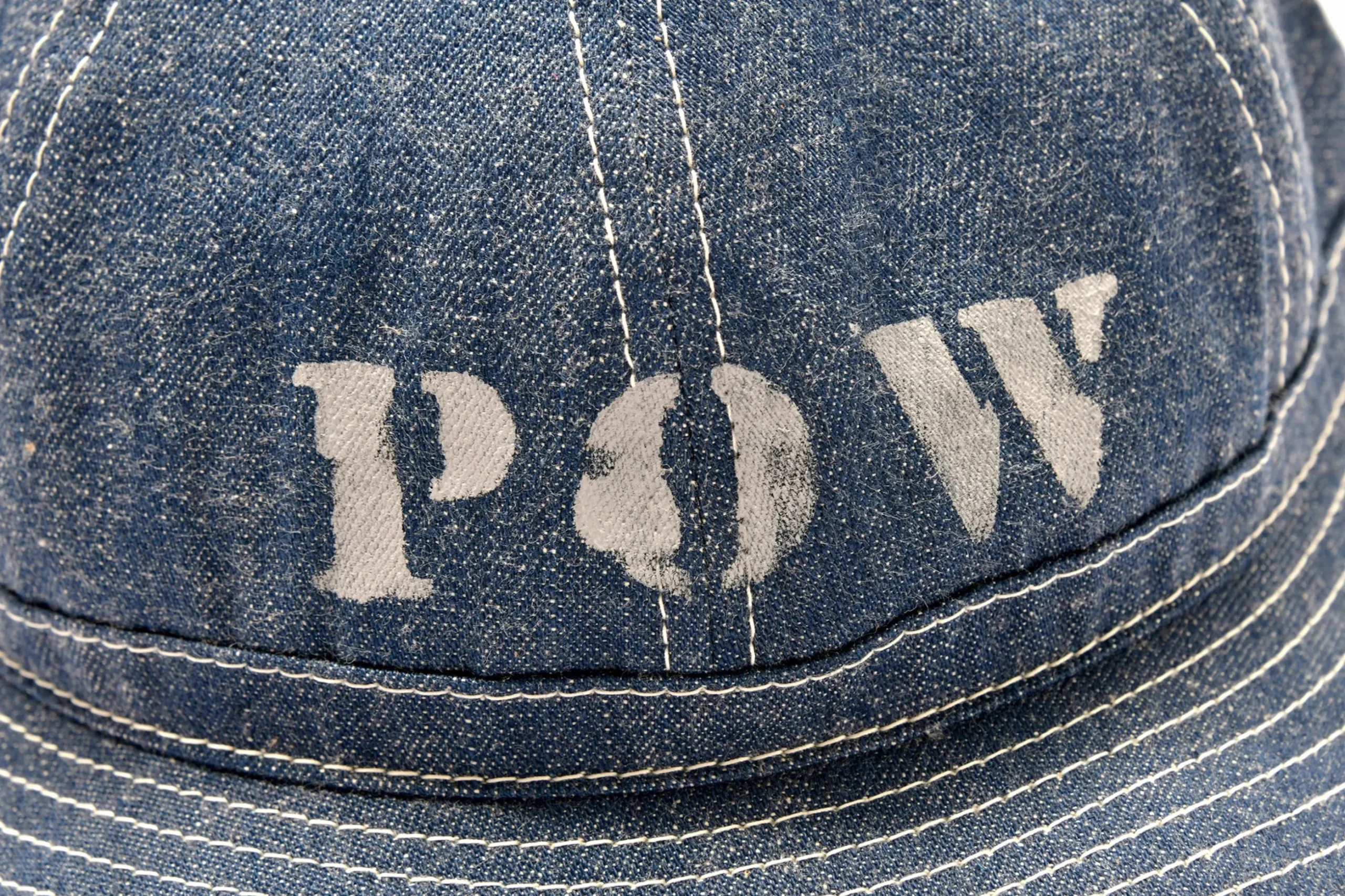 Hats-The Real McCoy's Denim Army Hat (Modified) / Pow Indigo