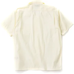 Shirts-Joe McCoy Dobby Cloth Summer Shirt S/S White