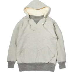 Sweatshirts-Joe McCoy Double-Face Hooded Sweatshirt Gray