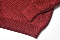 Knitwear-Joe McCoy Fisherman'S Turtle Neck Sweater 102 Maroon