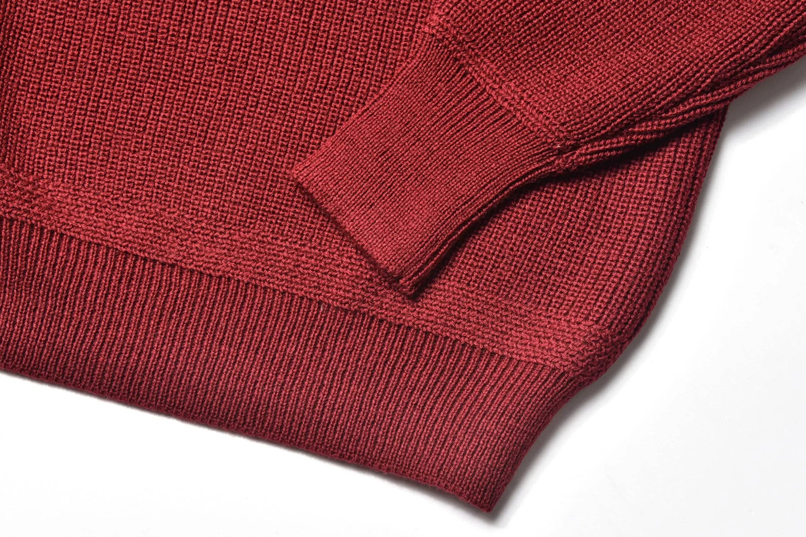 Knitwear-Joe McCoy Fisherman'S Turtle Neck Sweater 102 Maroon