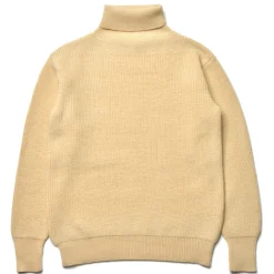 Knitwear-Joe McCoy Fisherman'S Turtle Neck Sweater 012 Ecru