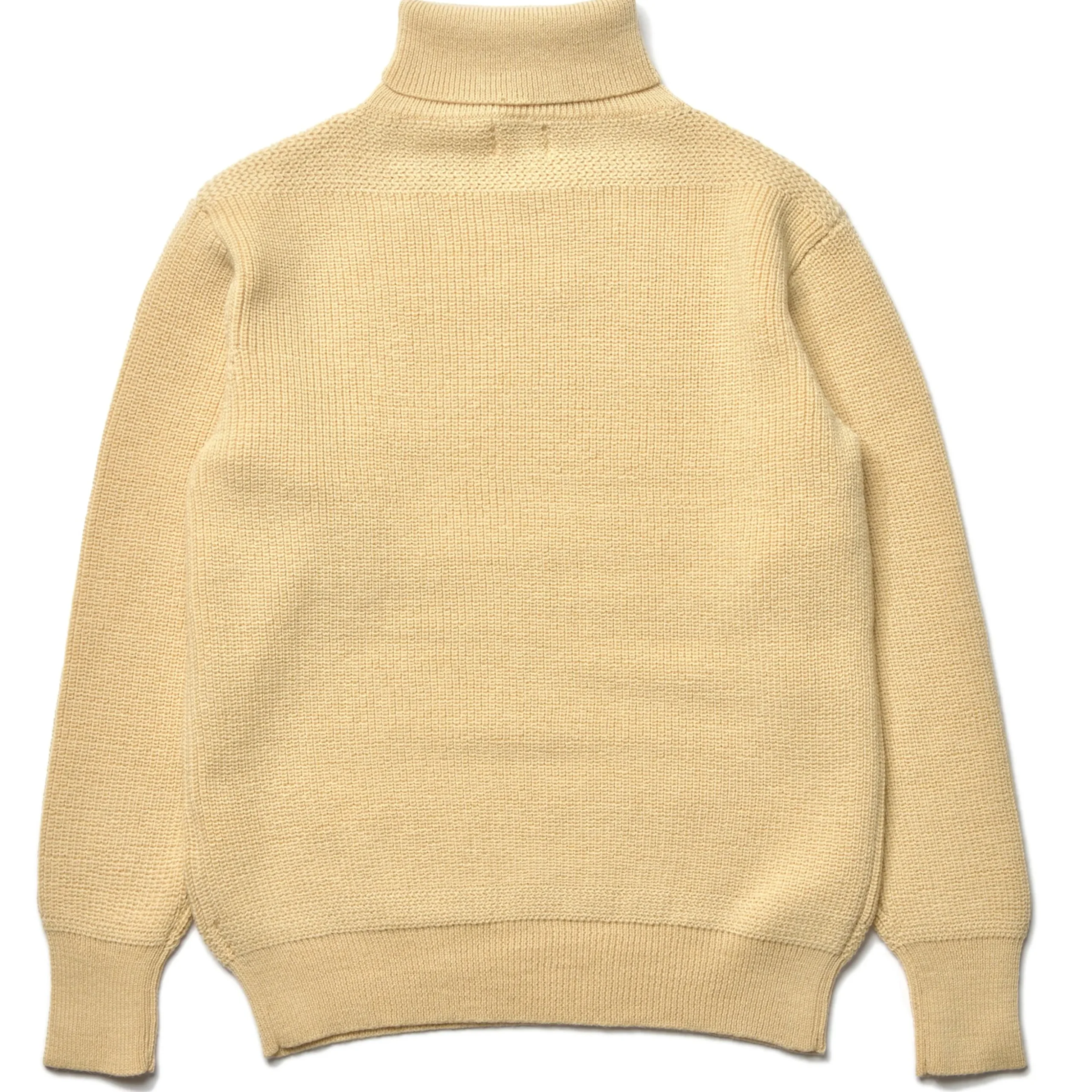 Knitwear-Joe McCoy Fisherman'S Turtle Neck Sweater 012 Ecru
