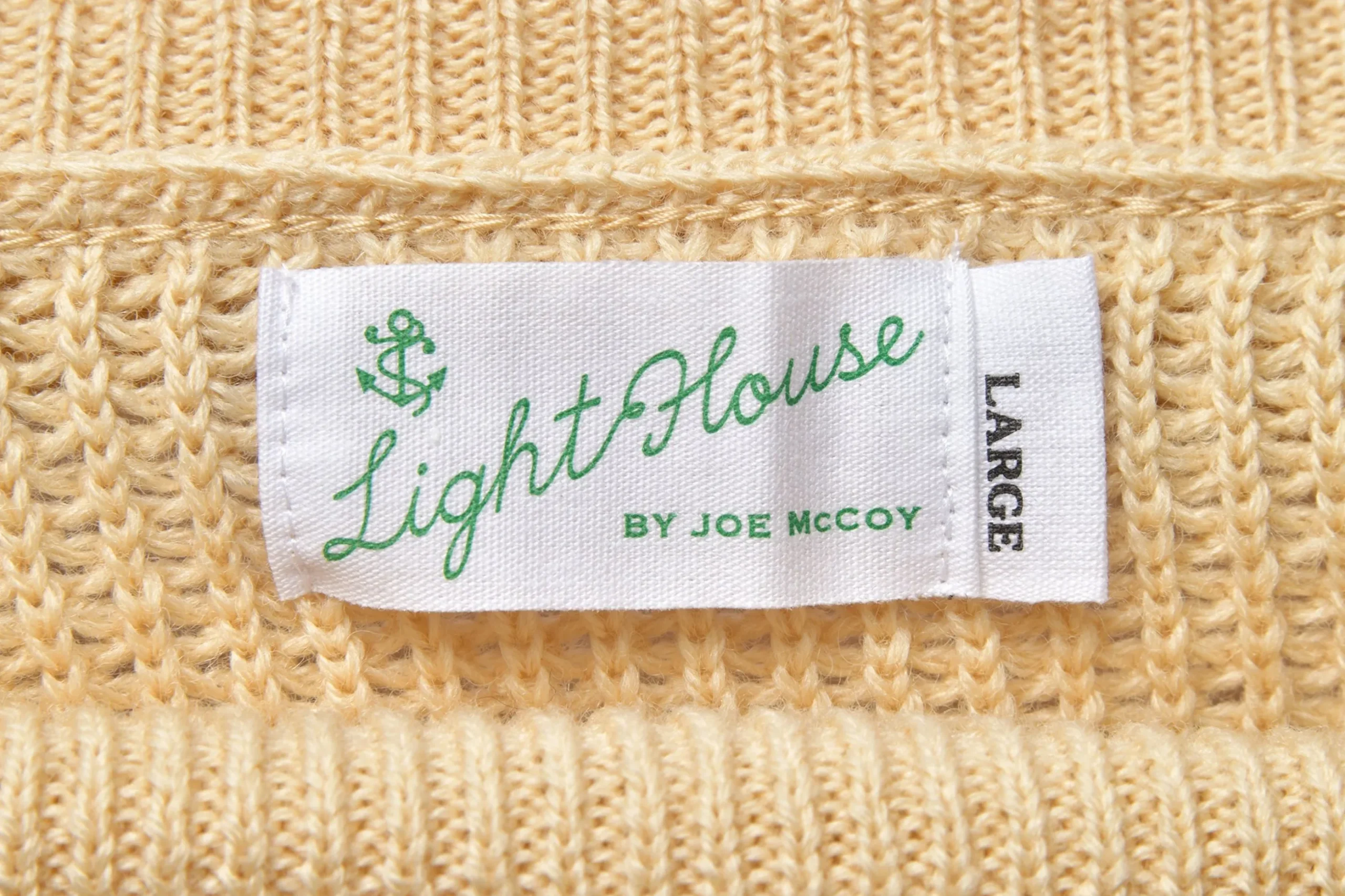 Knitwear-Joe McCoy Fisherman'S Turtle Neck Sweater 012 Ecru