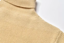 Knitwear-Joe McCoy Fisherman'S Turtle Neck Sweater 012 Ecru