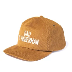 Hats-Joe McCoy Five Panel Corduroy Cap / #1 Fishing Dad Mustard