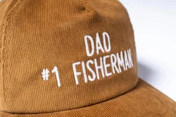 Hats-Joe McCoy Five Panel Corduroy Cap / #1 Fishing Dad Mustard