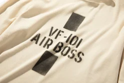 Thermal Shirts-The Real McCoy's Flight Deck Jersey / Air Boss White