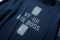 Thermal Shirts-The Real McCoy's Flight Deck Jersey / Air Boss Navy