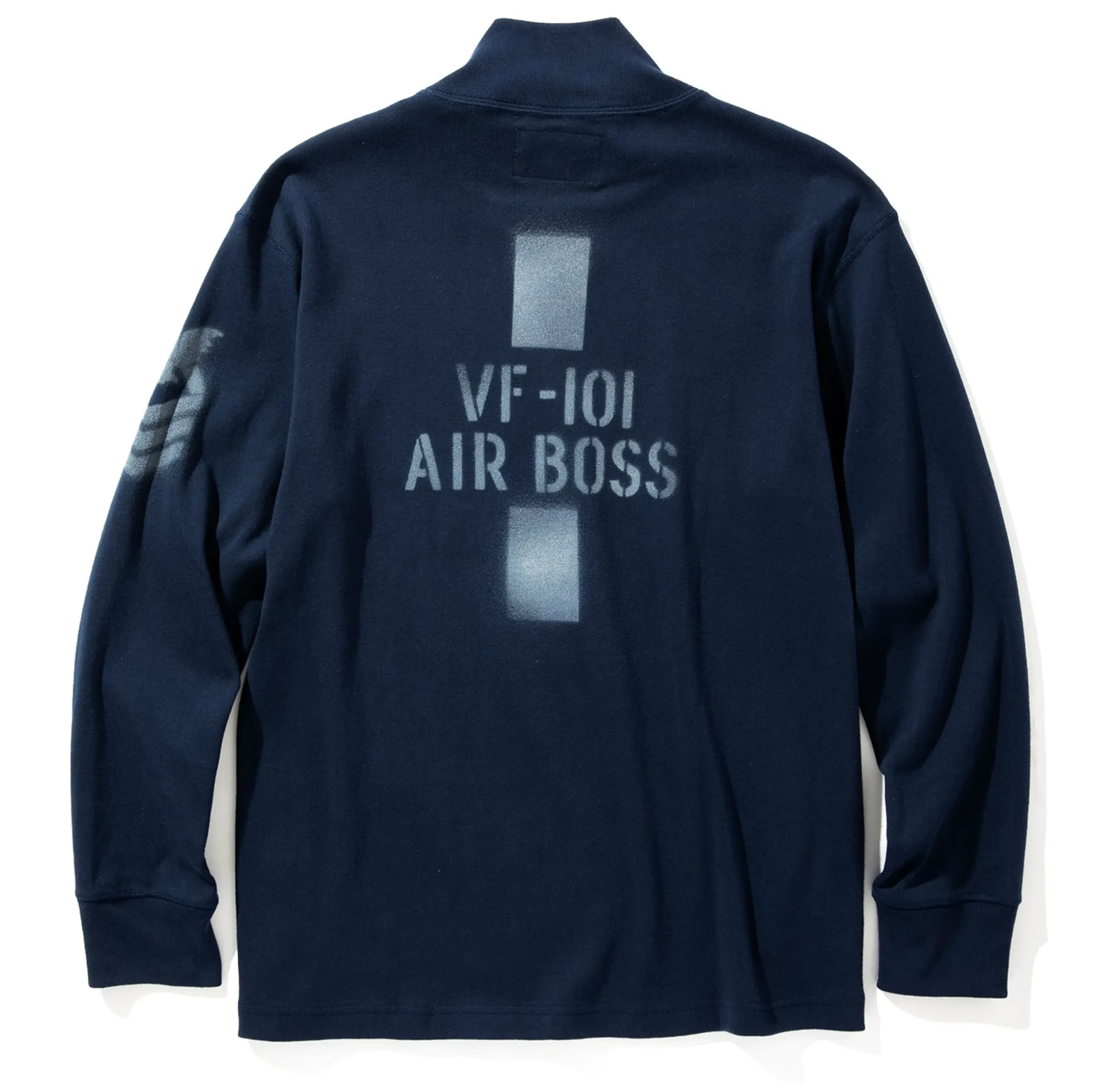 Thermal Shirts-The Real McCoy's Flight Deck Jersey / Air Boss Navy