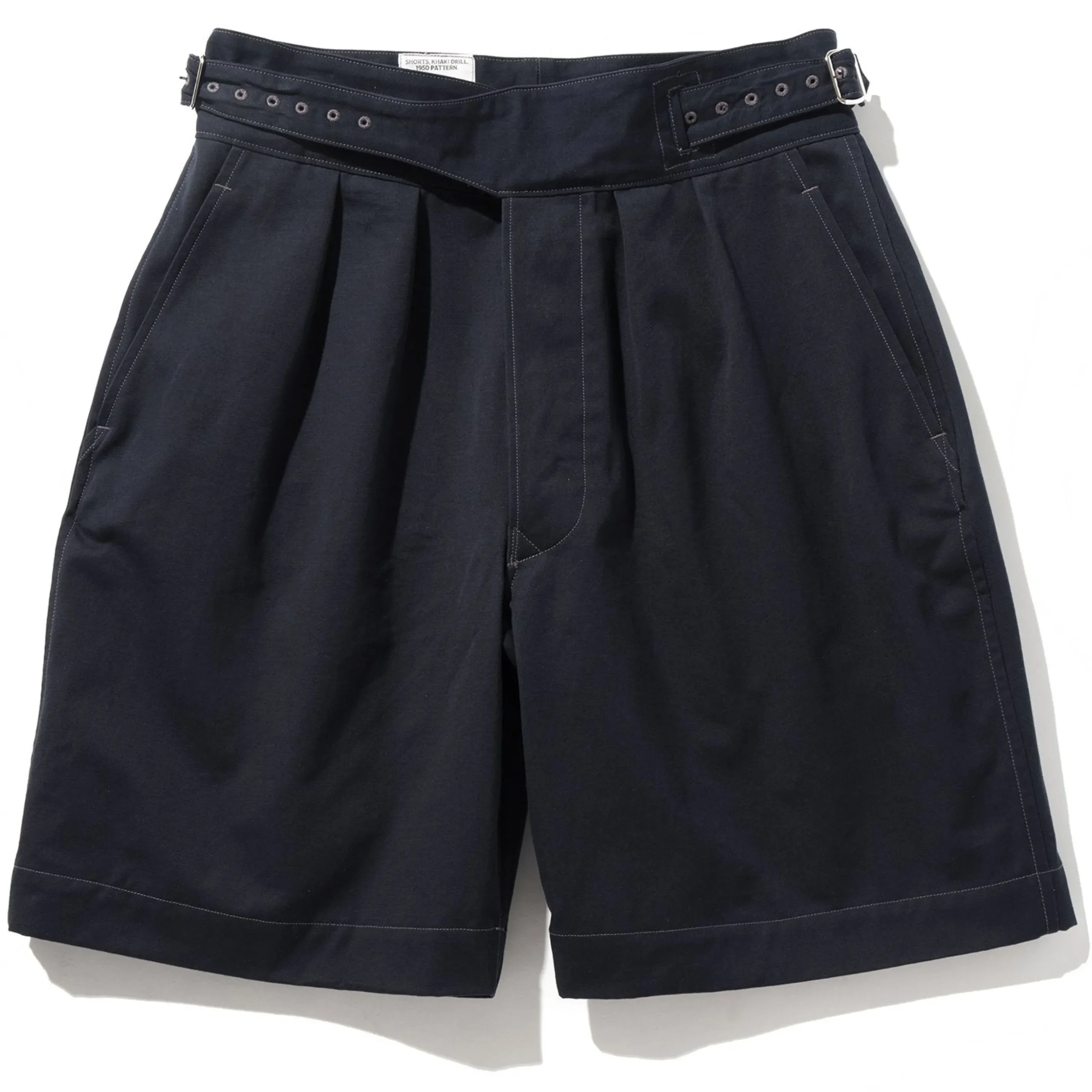 Shorts-The Real McCoy's Gurkha Shorts 140 Navy