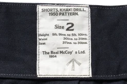 Shorts-The Real McCoy's Gurkha Shorts 140 Navy