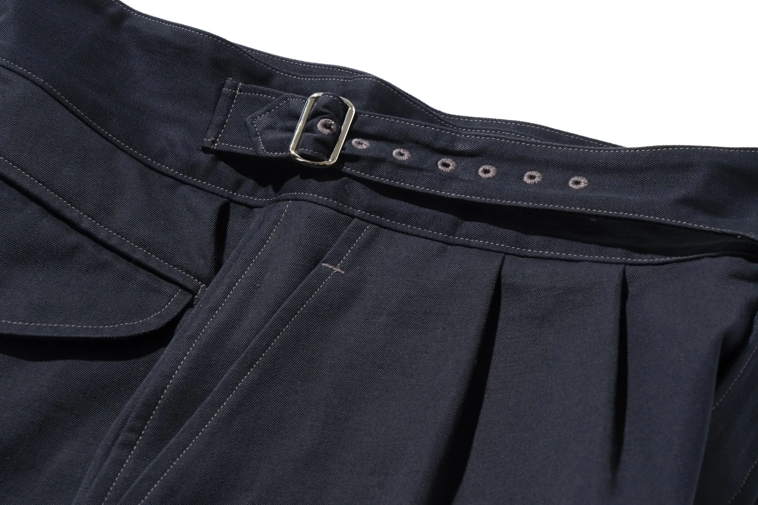 Shorts-The Real McCoy's Gurkha Shorts 140 Navy