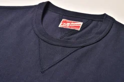 T-Shirts-Joe McCoy Gusset T-Shirt 140 Navy