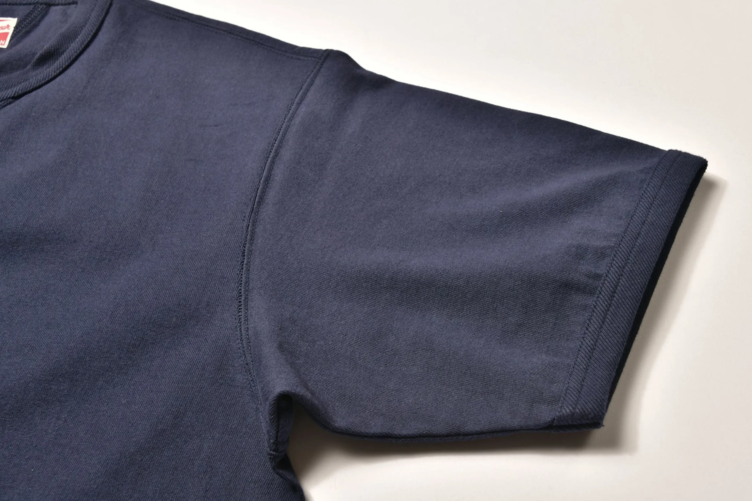 T-Shirts-Joe McCoy Gusset T-Shirt 140 Navy