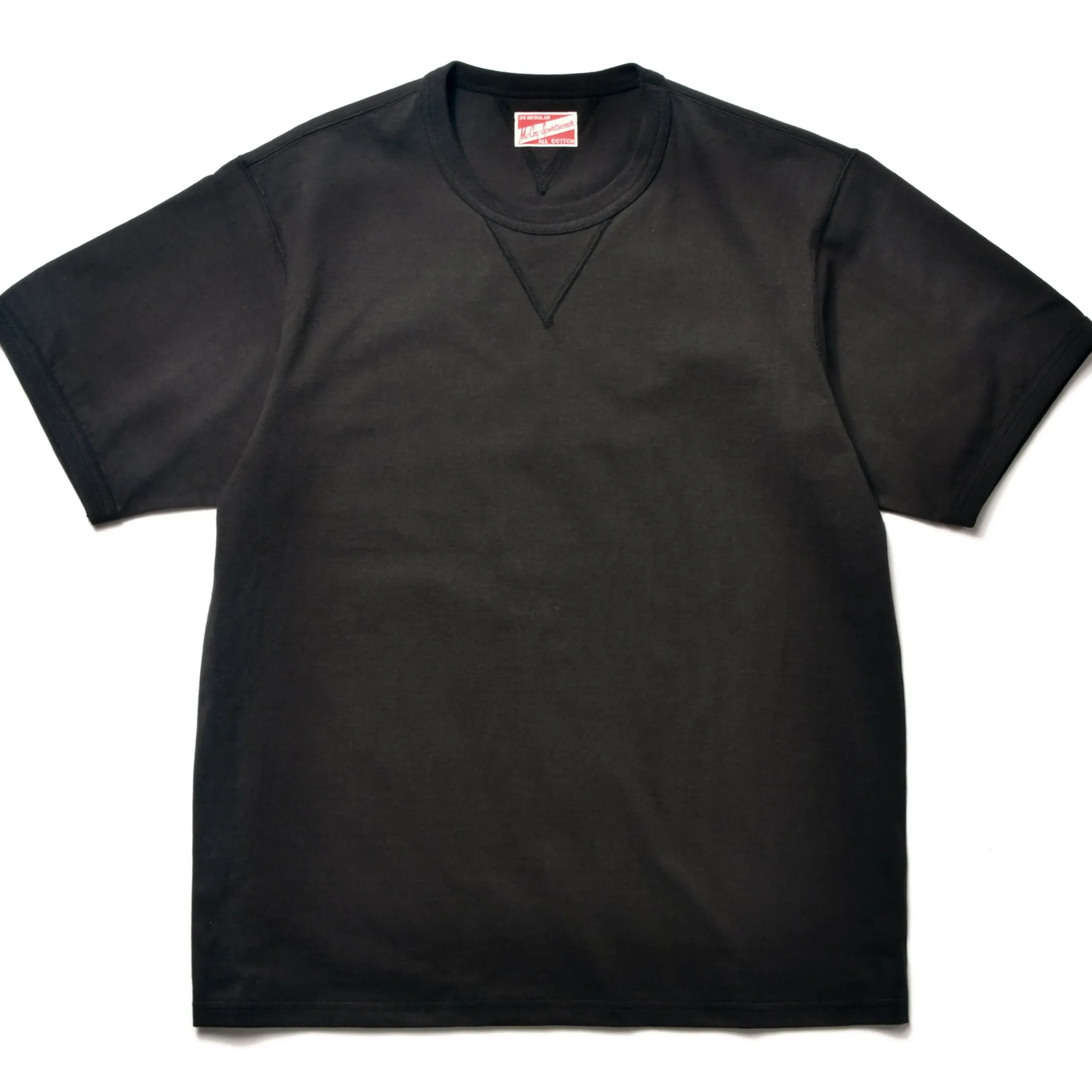 T-Shirts-Joe McCoy Gusset T-Shirt 030 Black