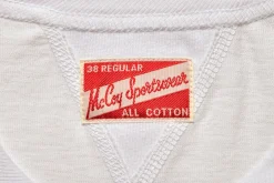 T-Shirts-Joe McCoy Gusset T-Shirt 010 White