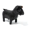 Leather Goods-The Real McCoy's Handcrafted Horsehide Animals - Bulldog Brown